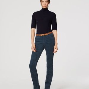 LOFT Navy Straight Leg Pants